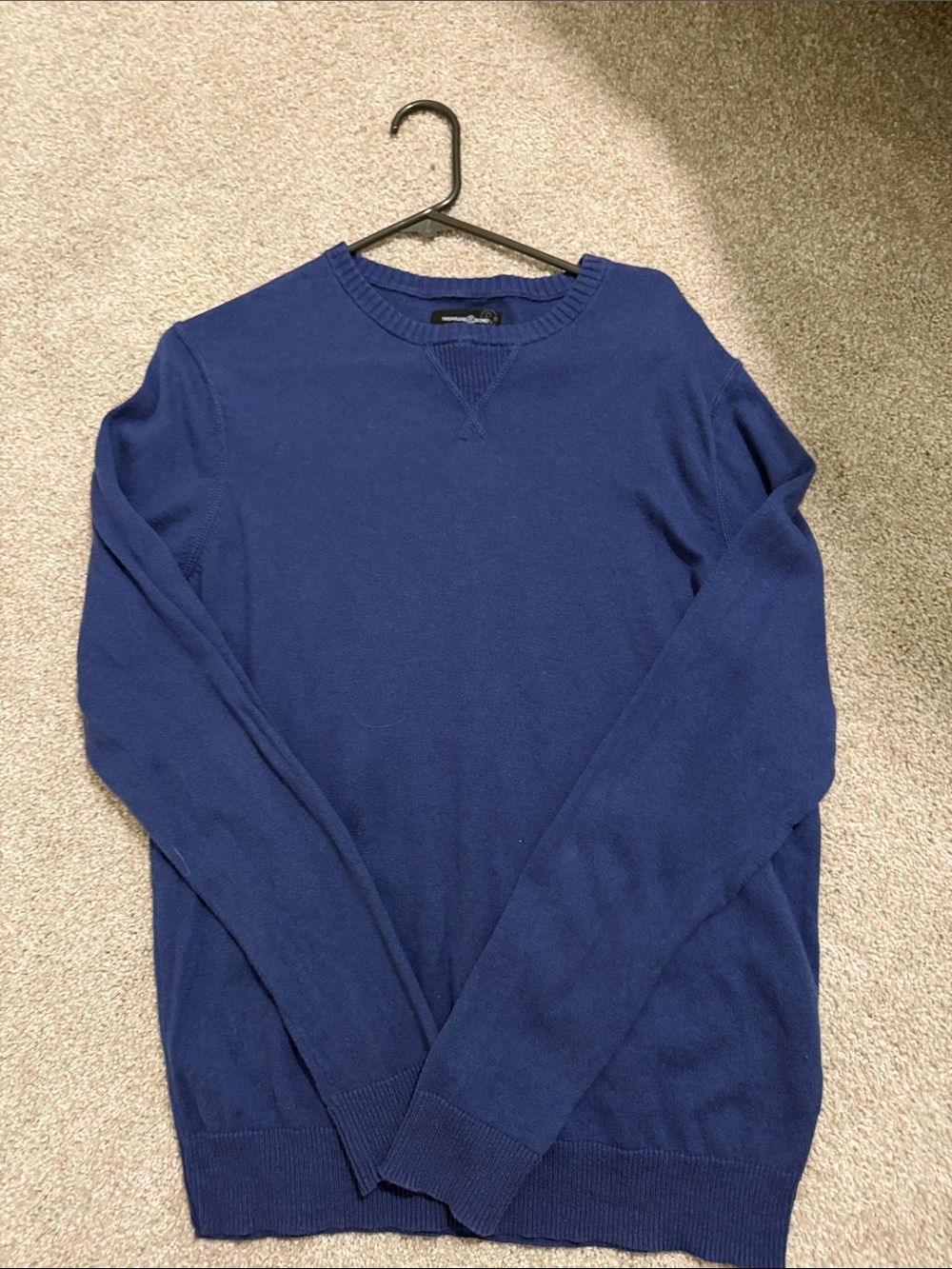 Treasure & Bond Men's Crewneck Sweater - Deep Blue